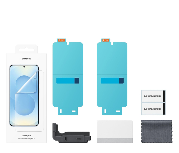 SAMSUNG Anti-reflecting Film do Galaxy S25 Transparent EF-US931CTEGWW - 1310657 - zdjęcie 3